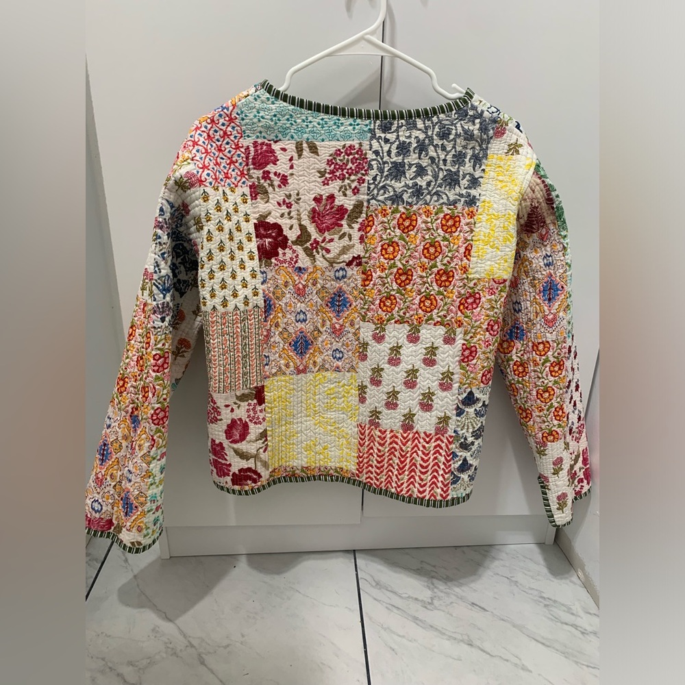 Reversible handmade patchwork jacket - Picture 5 of 5